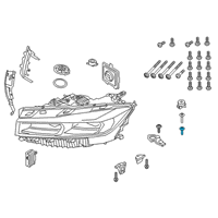 OEM 2022 BMW 530e xDrive Oval-Head Screw With Dog Point Diagram - 07-14-9-353-144