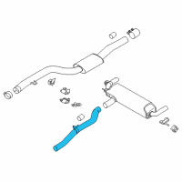 OEM 2018 BMW 740e xDrive Intermediate Pipe Diagram - 18-30-8-637-981