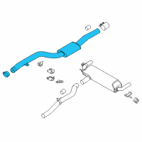 OEM BMW 740e xDrive Front Silencer Diagram - 18-30-8-637-983