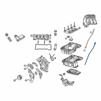 OEM 2018 Jeep Cherokee Indicator-Engine Oil Level Diagram - 68105200AC