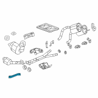 OEM 2009 Cadillac XLR Converter Shield Diagram - 25813596