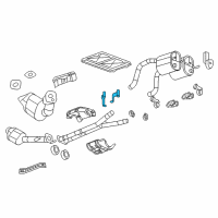 OEM 2011 Chevrolet Corvette Hanger Asm-Exhaust Pipe Rear Diagram - 15784474