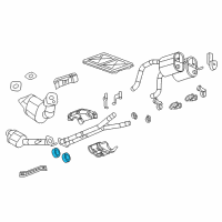 OEM 2018 Chevrolet Corvette Intermed Pipe Seal Diagram - 10354707