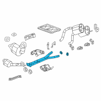 OEM 2008 Chevrolet Corvette Intermed Pipe Diagram - 25790450