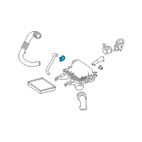 OEM 2004 Chrysler Crossfire Clamp-Hose Diagram - 6104783AA