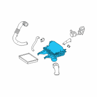 OEM 2007 Dodge Sprinter 2500 Air Cleaner Diagram - 68013675AA