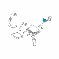 OEM Dodge Sprinter 3500 Sensor-Mass AIRFLOW Diagram - 68011734AA