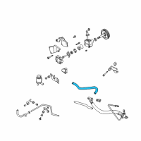 OEM 2001 Nissan Sentra Hose Assy-Suction, Power Steering Diagram - 49717-5M100