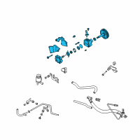 OEM 2000 Nissan Sentra Pump Assy-Power Steering Diagram - 49110-4M800