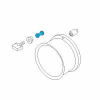 OEM 2019 Nissan Versa Cap-Tire Pressure Sensor Diagram - 40770-3AN0A