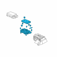 OEM 2007 Buick Rainier Block Asm-Accessory Wiring Junction Diagram - 25790683