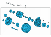 OEM 2017 Honda CR-V Alternator Diagram - 31100-5PA-A01RM