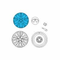 OEM Infiniti M35h Aluminum Wheel Diagram - D0C00-1MM4A
