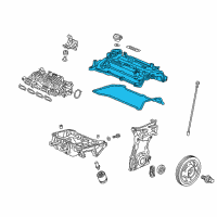 OEM Honda Civic Cover Assy., Cylinder Head Diagram - 12310-6A0-A01