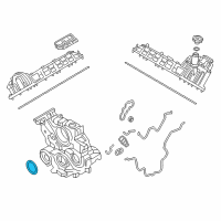 OEM Nissan Titan XD Seal-Oil CRANKSHAFT Front Diagram - 13510-EZ40A