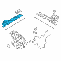 OEM 2017 Nissan Titan XD Cover Assembly - Valve Rocker Diagram - 13264-EZ41B