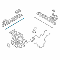 OEM 2017 Nissan Titan XD Rocker Cover Gasket Diagram - 13271-EZ40A