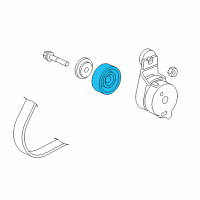 OEM 2005 Honda Accord Pulley, Idler Diagram - 31180-RCJ-A01