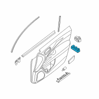 OEM 2020 Infiniti QX60 Main Power Window Switch Assembly Diagram - 25401-3JP1A