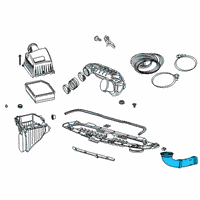 OEM 2020 GMC Sierra 1500 Inlet Tube Diagram - 84478598