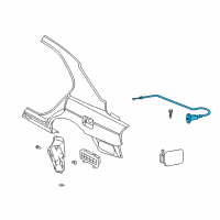OEM Hyundai Sonata Opener Assembly-Fuel Filler Door Diagram - 95720-33000