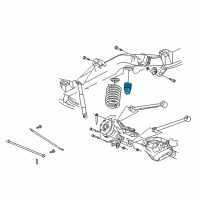 OEM 2002 Chevrolet Trailblazer EXT Auxiliary Spring Diagram - 10386223