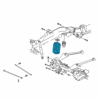 OEM 2008 GMC Envoy Rear Spring Diagram - 15948009