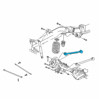 OEM 2005 Buick Rainier Rear Lower Control Arm Diagram - 15069837