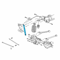 OEM 2002 Oldsmobile Bravada Shock Diagram - 25820699