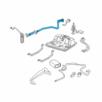 OEM 2007 Chevrolet Monte Carlo Pipe Asm-Fuel Tank Filler (W/ Filler Hose) Diagram - 25839759