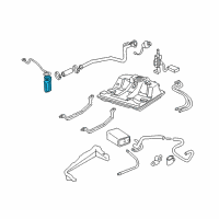 OEM Pontiac Grand Prix Fuel Pump Diagram - 19331943