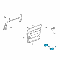 OEM 2002 Toyota Sienna Courtesy Lamp Diagram - 81230-AC010