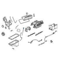 OEM Ford Dipstick Diagram - 3L3Z-6750-DA