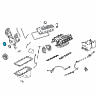 OEM Ford E-250 Oil Pan Rear Seal Diagram - F4AZ-6701-A