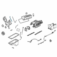 OEM Lincoln Navigator Front Cover Gasket Diagram - 3L3Z-6020-DA