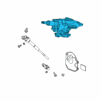 OEM Acura Sub-Assembly, Steering Column Diagram - 53260-SZN-A01