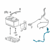 OEM 2018 GMC Acadia Negative Cable Diagram - 84461734