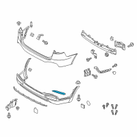 OEM 2018 Kia Sorento REFLECTOR/REFLEX Assembly Diagram - 92405C6000
