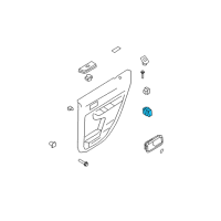 OEM Ford Edge Seat Heat Switch Diagram - 8A1Z-14D695-AA