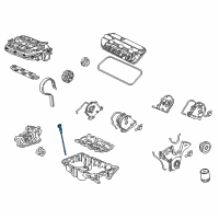 OEM 2008 Honda Accord Gauge, Oil Level Diagram - 15650-RCA-A02