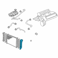 OEM 1998 Chevrolet Corvette Tank Asm, Radiator Outlet Diagram - 52477361