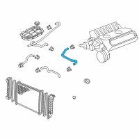 OEM Chevrolet Upper Hose Diagram - 10229479