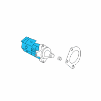 OEM 2001 Chrysler Sebring Exhaust Heat Shield Diagram - 4593529AA