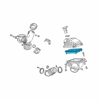 OEM 2009 Acura MDX Air Cleaner Element Diagram - 17220-RYE-A00