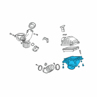 OEM Acura MDX Case Set, Air Cleaner Diagram - 17244-RYE-A00