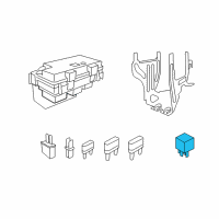 OEM 2019 Jeep Cherokee Mini Relay Diagram - 4692141AA