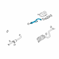 OEM 2009 Hyundai Elantra Pipe Assembly-Front Diagram - 28610-2H350