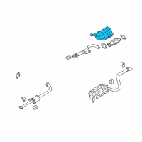 OEM 2010 Hyundai Elantra Protector-Heat Front Diagram - 28791-2Q000