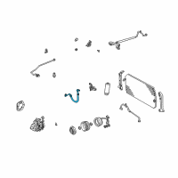 OEM 2000 Toyota Solara Discharge Hose Diagram - 88711-06081