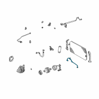 OEM 2001 Toyota Camry AC Line Diagram - 88716-06110